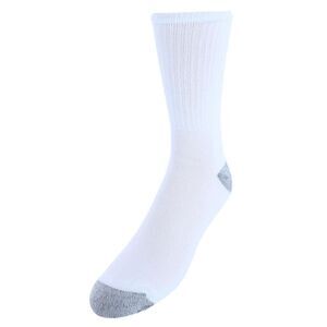 Sock Trends Men's Half Cushion Cotton Crew Socks (Pack of 10)
